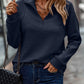 Fania | Pull Col V Zippé Élégant pour Femmes