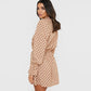 Rachael | Feeling Fortunate Polka mini-jurk