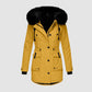 Cripes - Veste d'hiver imperméable à capuche pour femme