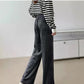Cripes Pantalon large chaud et épais pour femmes