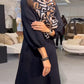 Elegante effen jurk
