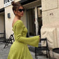 Cripes Robe d'été à épaules découvertes