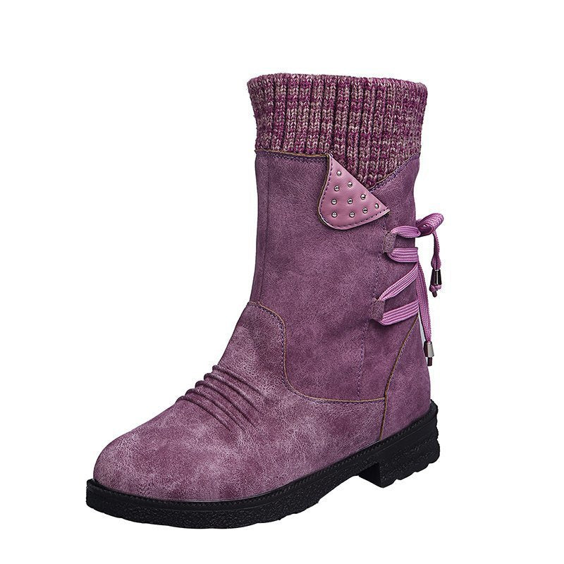 Bottes Chaudes Orthopédiques à Pieds Larges Pour Femmes, Automne Et Hiver ✨Livraison Gratuite✨