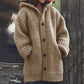 Veala | Warm oversized wintervest met capuchon