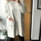 Marjolijn | Comfy Diamond Pocket Sweatshirt Jurk