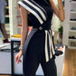 Yenthe | Comfy Jumpsuit met decoratieve sjaal
