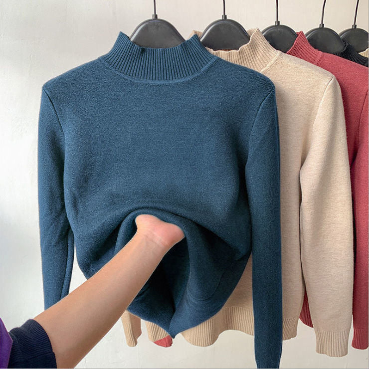 Pull rembourré et épais pour femmes