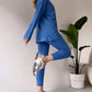Liza | Elegante coltrui trui en slanke broek