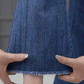 Cripes Pantalon évasé en dentelle élastique à taille haute à la mode