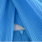 Cripes Criss-cross Licou Robe plissée bleue