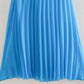 Cripes Criss-cross Licou Robe plissée bleue