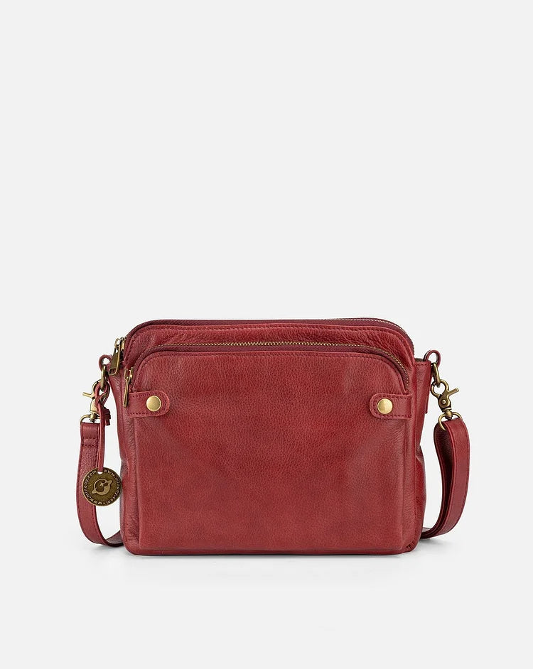 VerveSatchel™ - Crossbody-axelväskor i läder