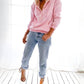 Relaxte hoodie met trekkoorden