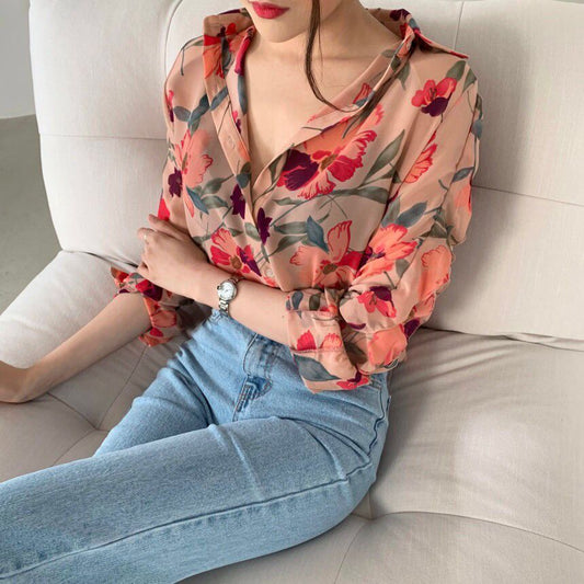 CRIPES - Bluse mit Blumenmuster