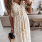 Robe nuisette Cripes avec col V et dentelle