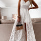 Robe nuisette Cripes avec col V et dentelle