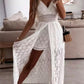 Robe nuisette Cripes avec col V et dentelle