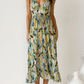 Véronica - Robe midi multicolore