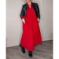 Dove - Robe élégante avec anneau en V et manches longues