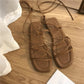Veala | Modieuze Gekruiste Band Sandalen voor Vrouwen