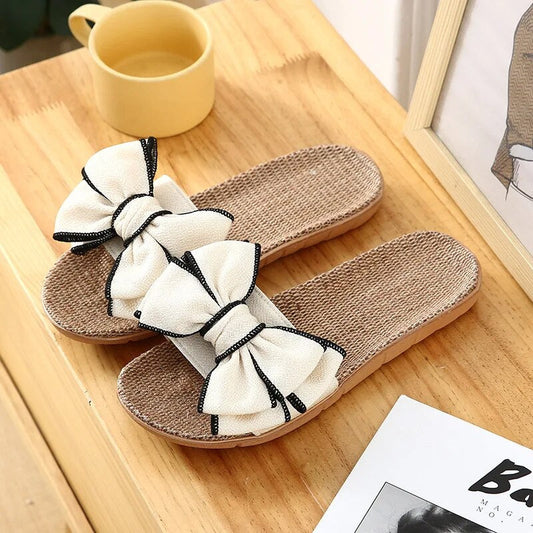 Veala | Speelse Strik Teenslippers voor Vrouwen