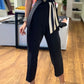 Yenthe | Comfy Jumpsuit met decoratieve sjaal