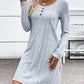 Jantien | Comfy jurk met ronde hals