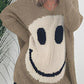 Lilly | Elegante smiley trui met lange mouwen