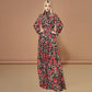 Mia | Vrolijke Blooms maxi-jurk