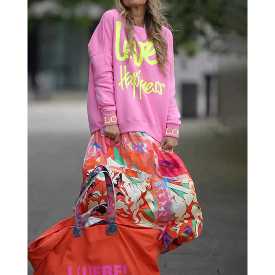 Veala | Moeiteloos streetstyle sweatshirt met letterprint