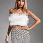 Cripes Ensemble de bandage à plumes et à paillettes Vienne