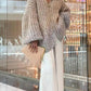 VogueDazzle™ - Dames Casual trui met pailletten en V-hals