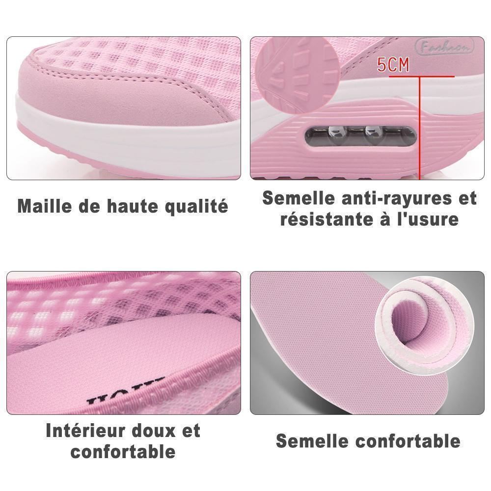 Cripes Baskets à Ressorts Ensachées à Coussin d'Air Pour Femmes