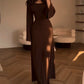 Jasmine | Elegante Jurk Met Lange Mouwen