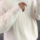 Cripes Pull en tricot doux de couleur unie