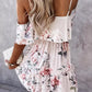 Luna - Off-Shoulder Bloemenprint Mini Jurk