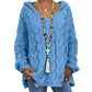 | Pull en tricot avec capuche