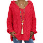 | Pull en tricot avec capuche