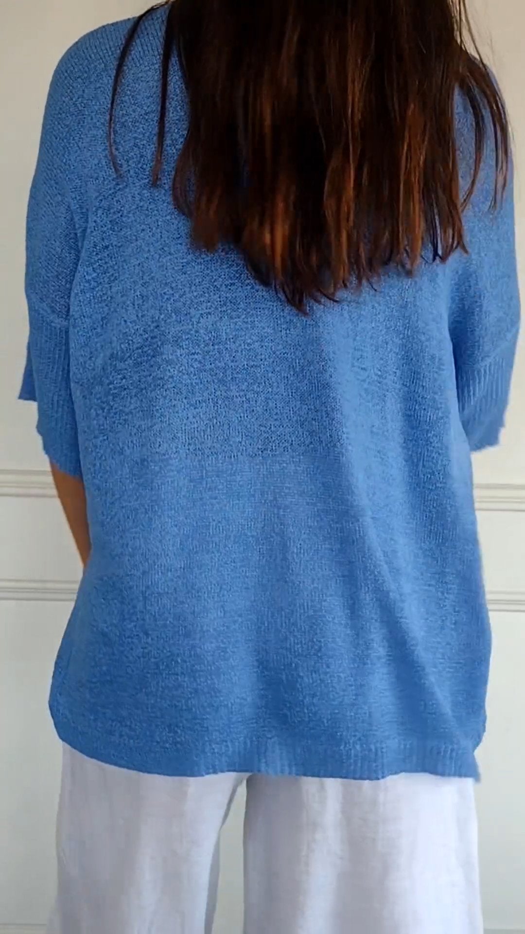 Delphine™ | Pull tricot solide avec encolure en V