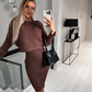 Florence - Mouwloze Jurk met Sweater
