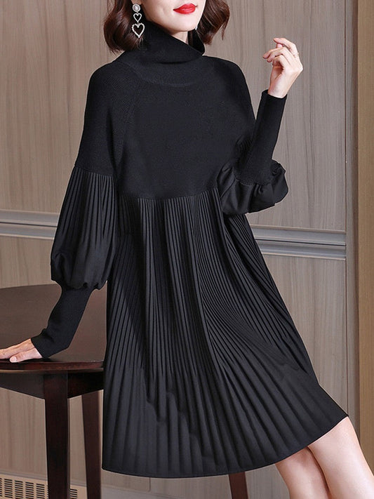 CRIPES - Strickpullover mit plissiertem Rollkragen für Frauen