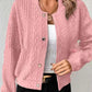Effen Cardigan met knopen