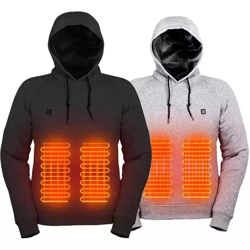 Sweats à capuche Cripes, veste légère à chauffage électrique USB