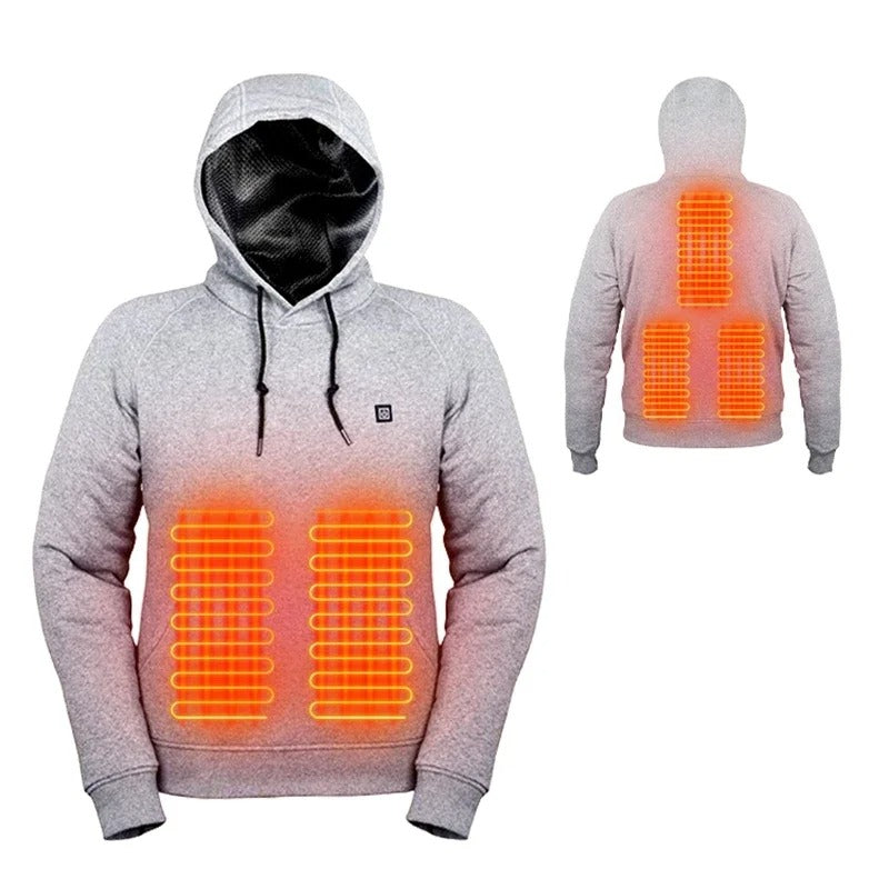 Sweats à capuche Cripes, veste légère à chauffage électrique USB