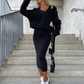 Sharon - Elegante Set Met Rok En Trui