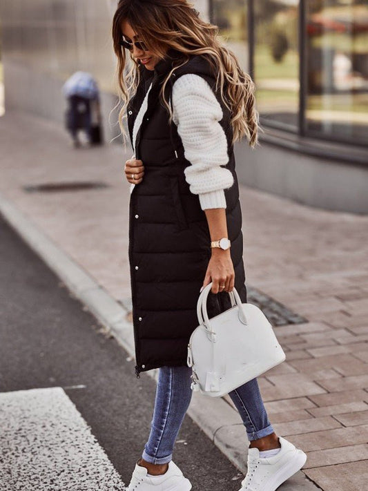 Cripes - Gilet matelassé mi-long pour femme