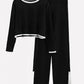 Sartoria™️ Randversierde jas & Casual broek Tweedelige sets