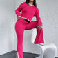 Sartoria™️ Randversierde jas & Casual broek Tweedelige sets