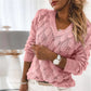 CRIPES - V-Ausschnitt Strickpullover