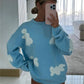 Fleurine | Comfy Trui met hartprint